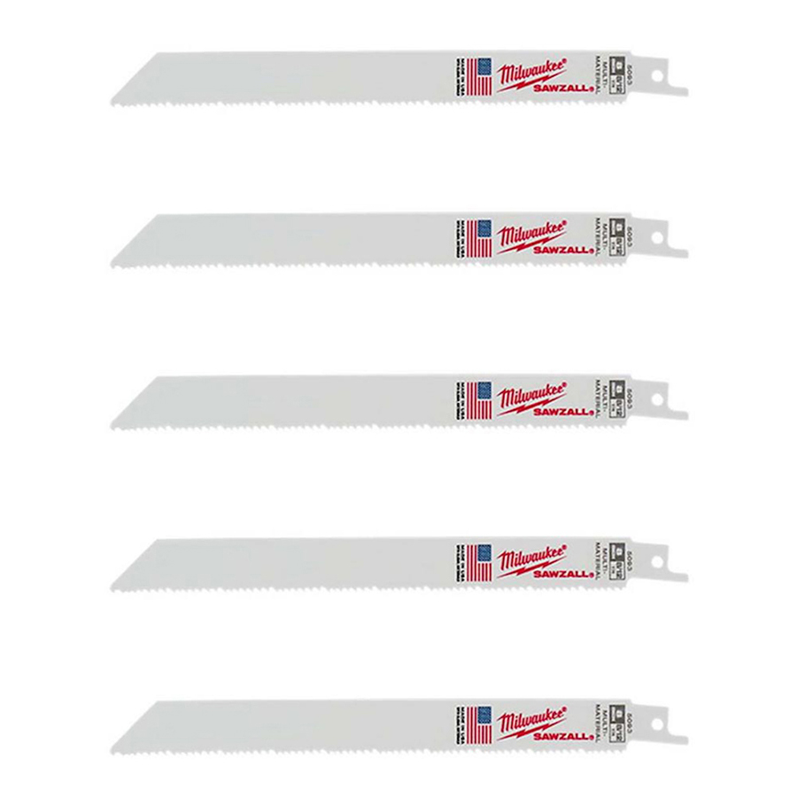 [AMIL48005093] Segueta Super Sawzall 8/12 Dientes 8 Largo Corte