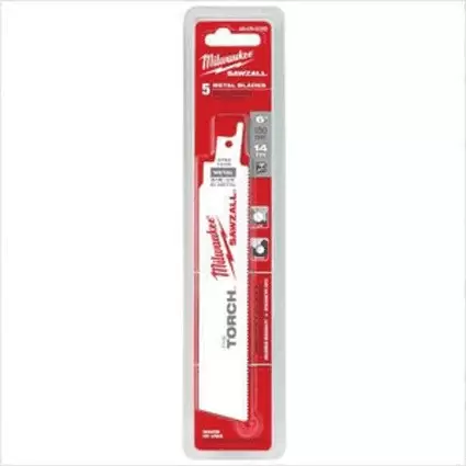 [AMIL48005782] Segueta Super Sawzall 14 Dientes 6 Largo Torch Corta Metal