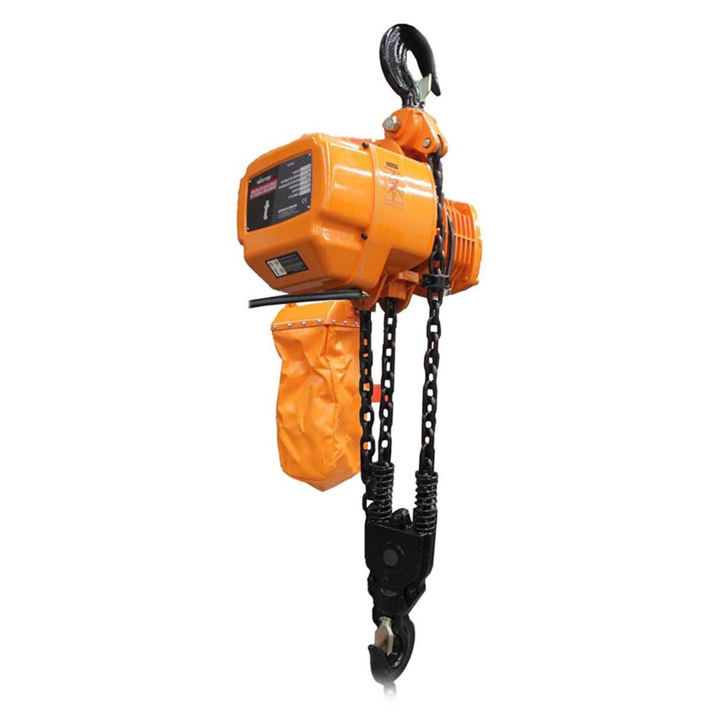 [WM-02435] Polipasto Electrico D/Cadena C/Gancho 5T*10M 220V/440V 60Hz 3F Ca