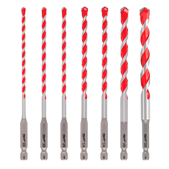[AMIL48209052] Brocas Con Punta De Carburo Juego De 7 Piezas