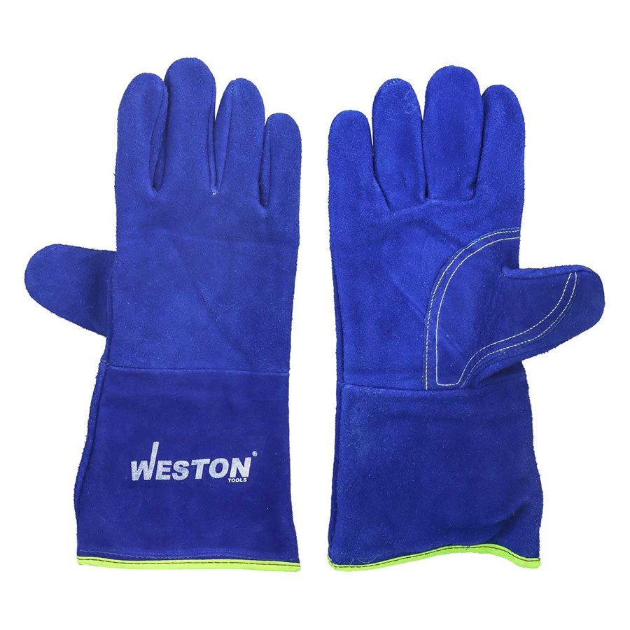 [WST-6-500-305] Guante Soldador Azul C/ Ref. Perico; Hilo Kevlar (Precio X Pza -