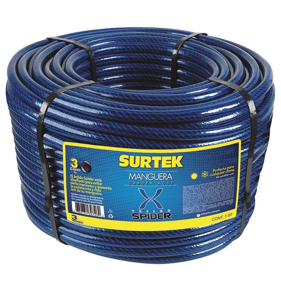 [SUR-M1S100] Manguera para jardín tejido spider en rollo 1", 100 m