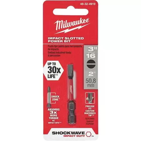 [AMIL48324919] Punta de Impacto plana 10-12 x 3/16" x 2"