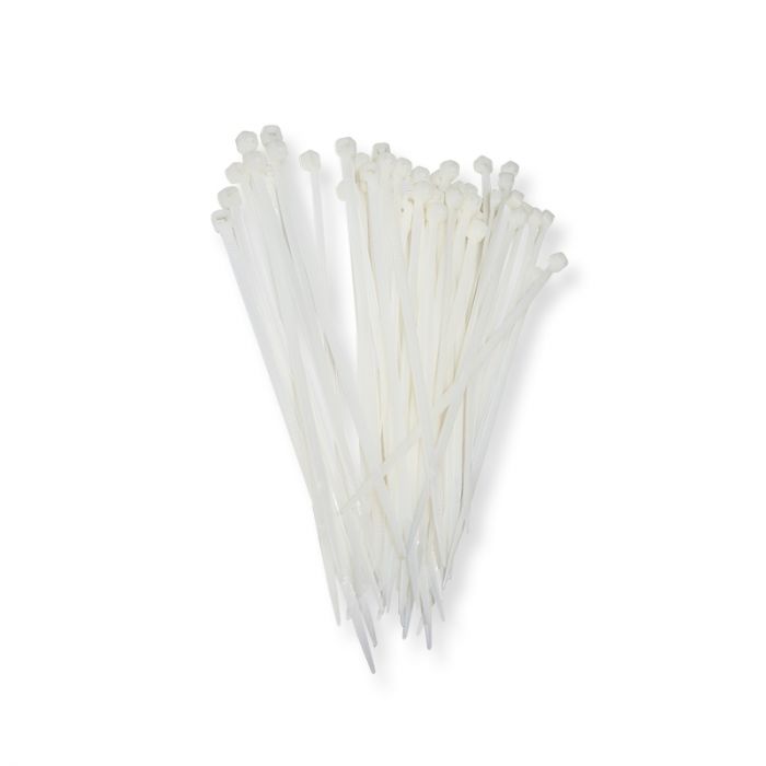 [WZ-51202] Cincho Plastico Blanco 2.5 X 100Mmâ Â Â  (Bolsa C/100)