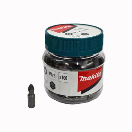 [B24876] Puntas 1" #2 phillips bote de 100 Piezas