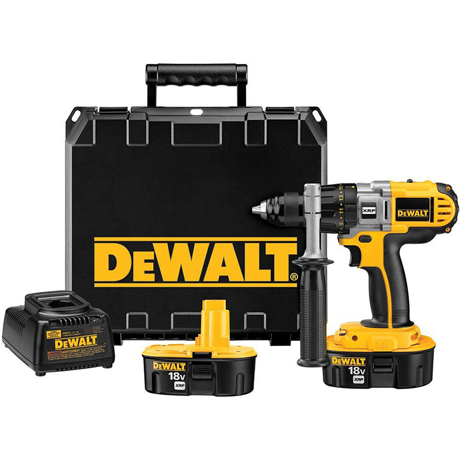[DWDCD950KX] Rotomartillo 1/2" 18 V XRPTM + 2 baterías + cargador + maletín