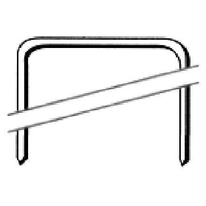 [STNTRA704] Grapas 1/4" Para Engrapadora Tr100 Y Tr200 1,000 Piezas