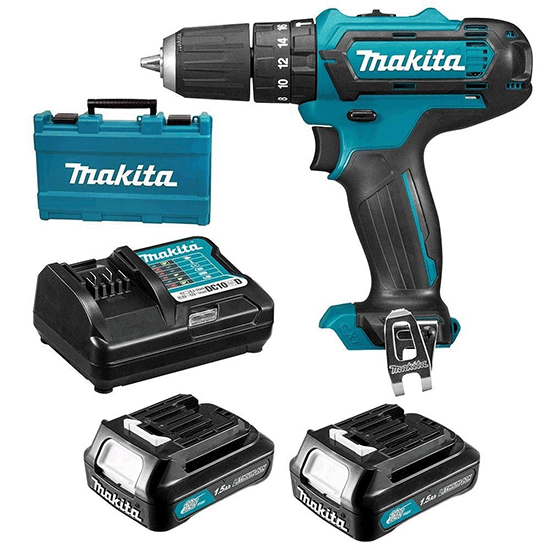 [MAKDF331DWYE] Taladro Atornillador  3/8" 0-450 0-1,700 rpm 12 V Li-Ion Con 2 Ba