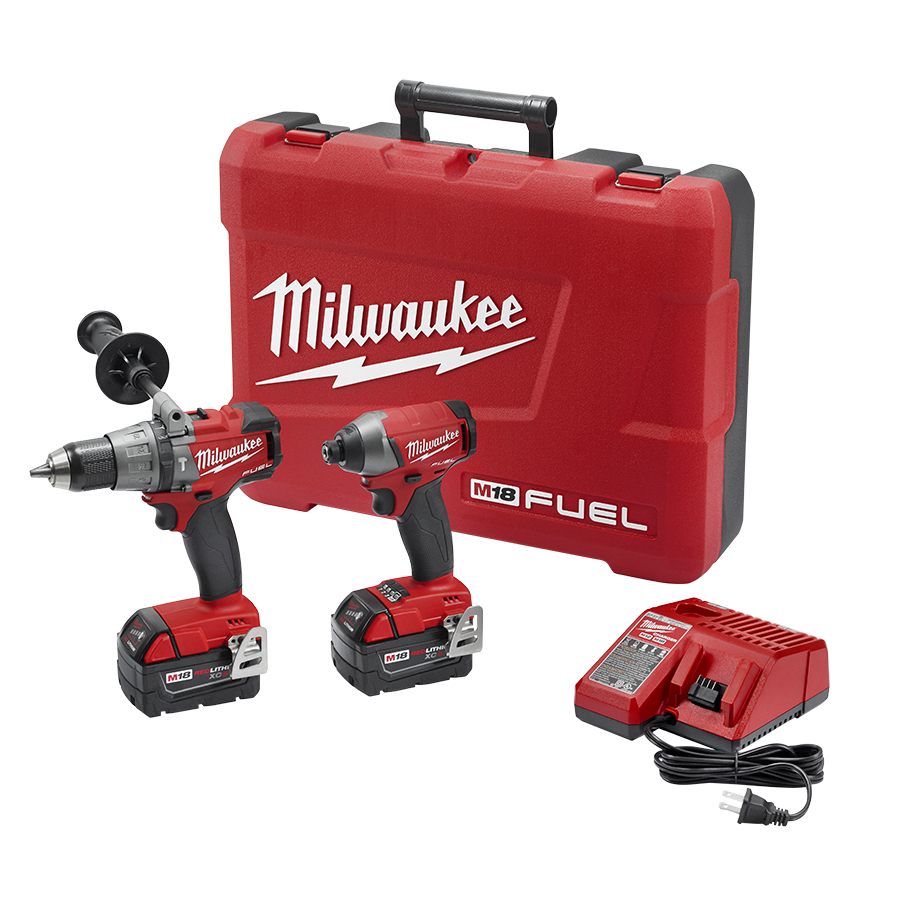 [MIL2897-22] Combo Rotomartillo 1/2" + Llave de Impacto 1/4" 18 V FUEL