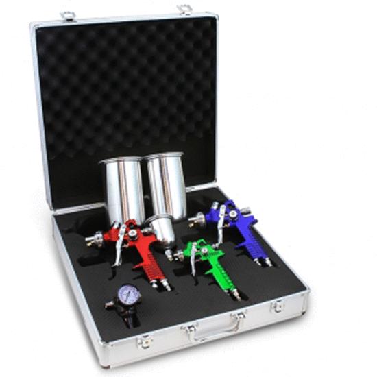 [STK40306] Pistolas Para Pintar Juego De 3 Piezas. 1/4" Npt Hvlp Nr