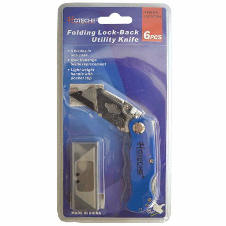 [HP3021] Cuchilla Plegable Con 5 Navajas