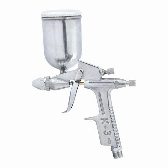 [RIG31217L] Pistola Para Pintar 1/4" Npt .5 Mm Hvlp Vaso De Metal