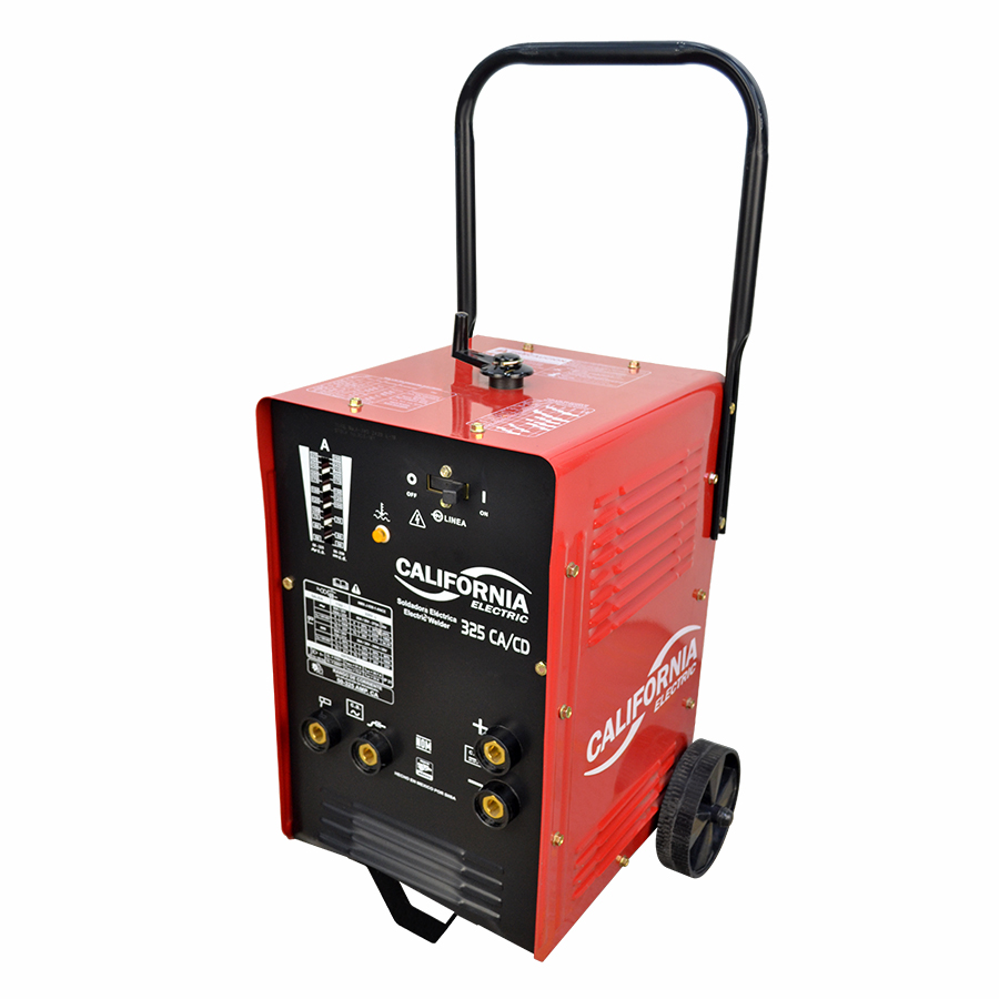 [CALMUN325CACD] Soldadora De Electrodo 325 Amp Ca/Cd Juego De Cables DC