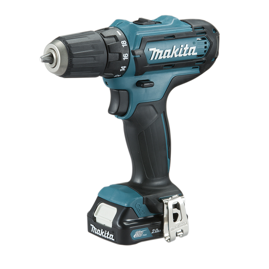 [MAKDF331DWAE] Taladro Atornillador 3/8" 0-450 0-1,700 Rpm Li-Ion Con 2 Bateria