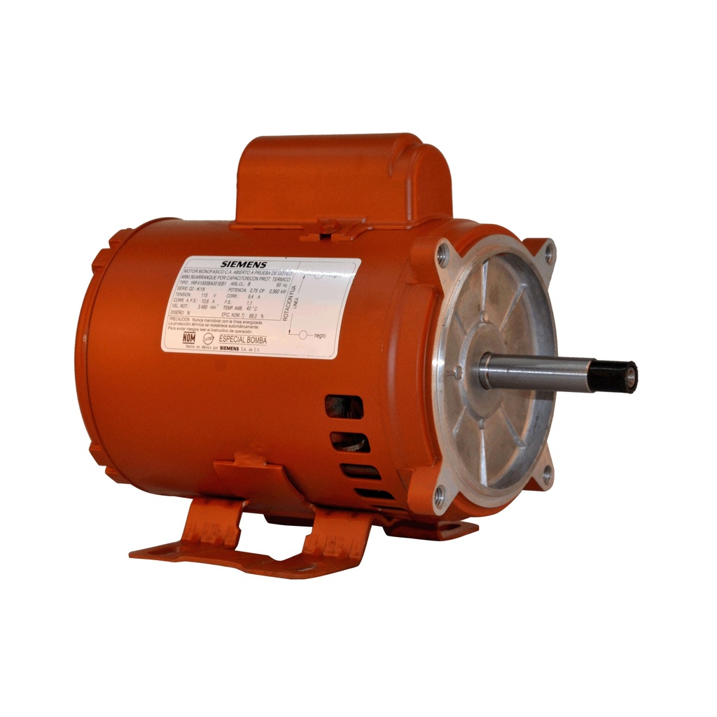 [SIE0624] Motor Monofásico 1 Hp Alta Brida "C" Ecológico