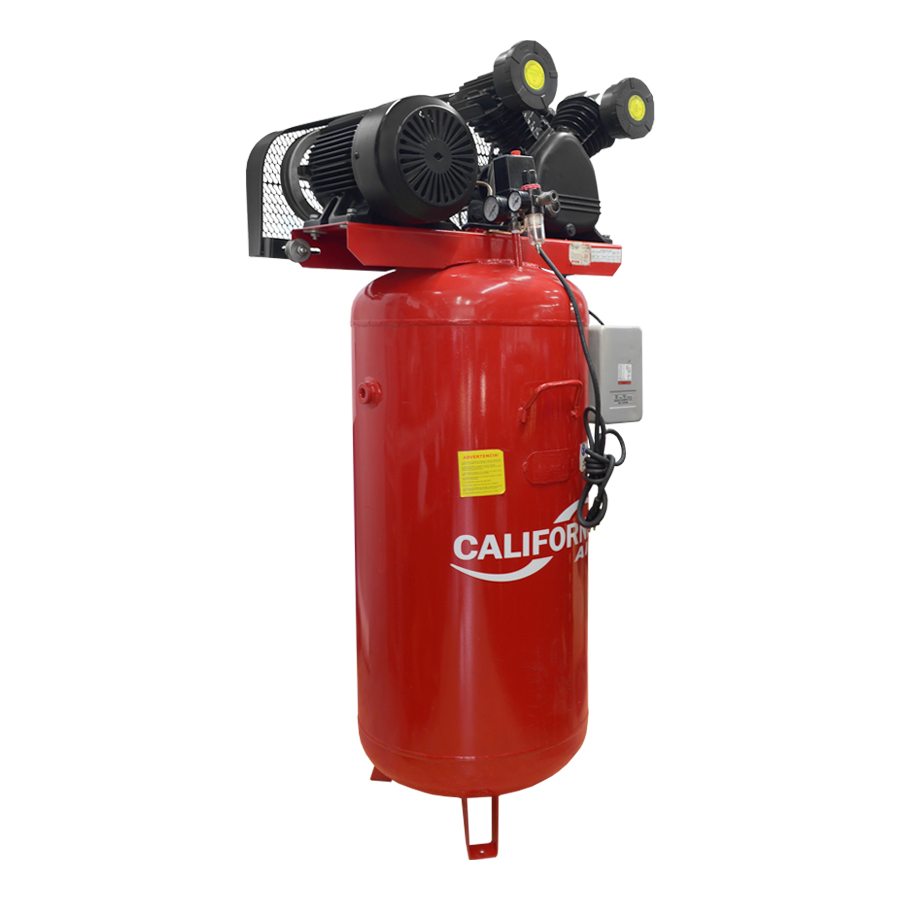 [CALEBY30KIT] Compresor De Banda Vertical 230 Litros 3 Hp 110-220 Volts