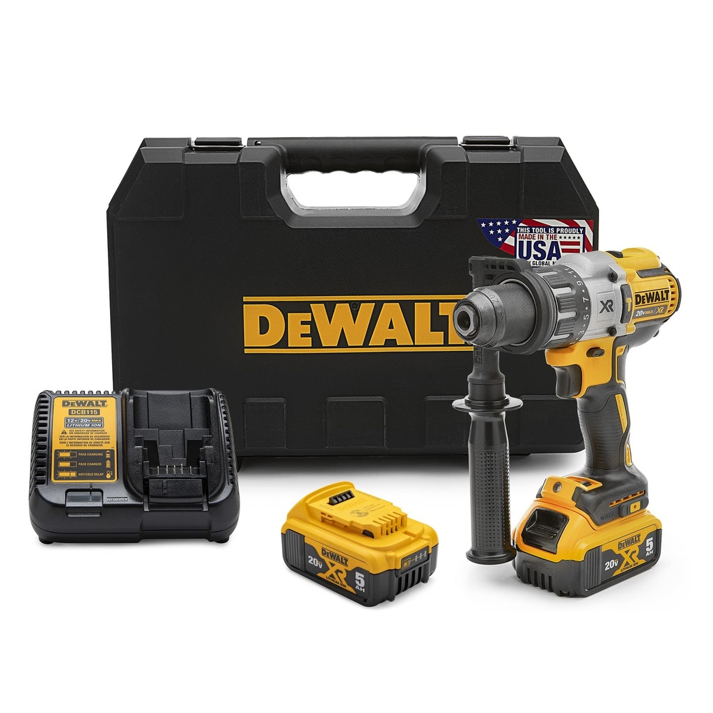 [DWDCD996P2] Rotomartillo Atornillador De 1/2" 20 Volts Sin Carbones