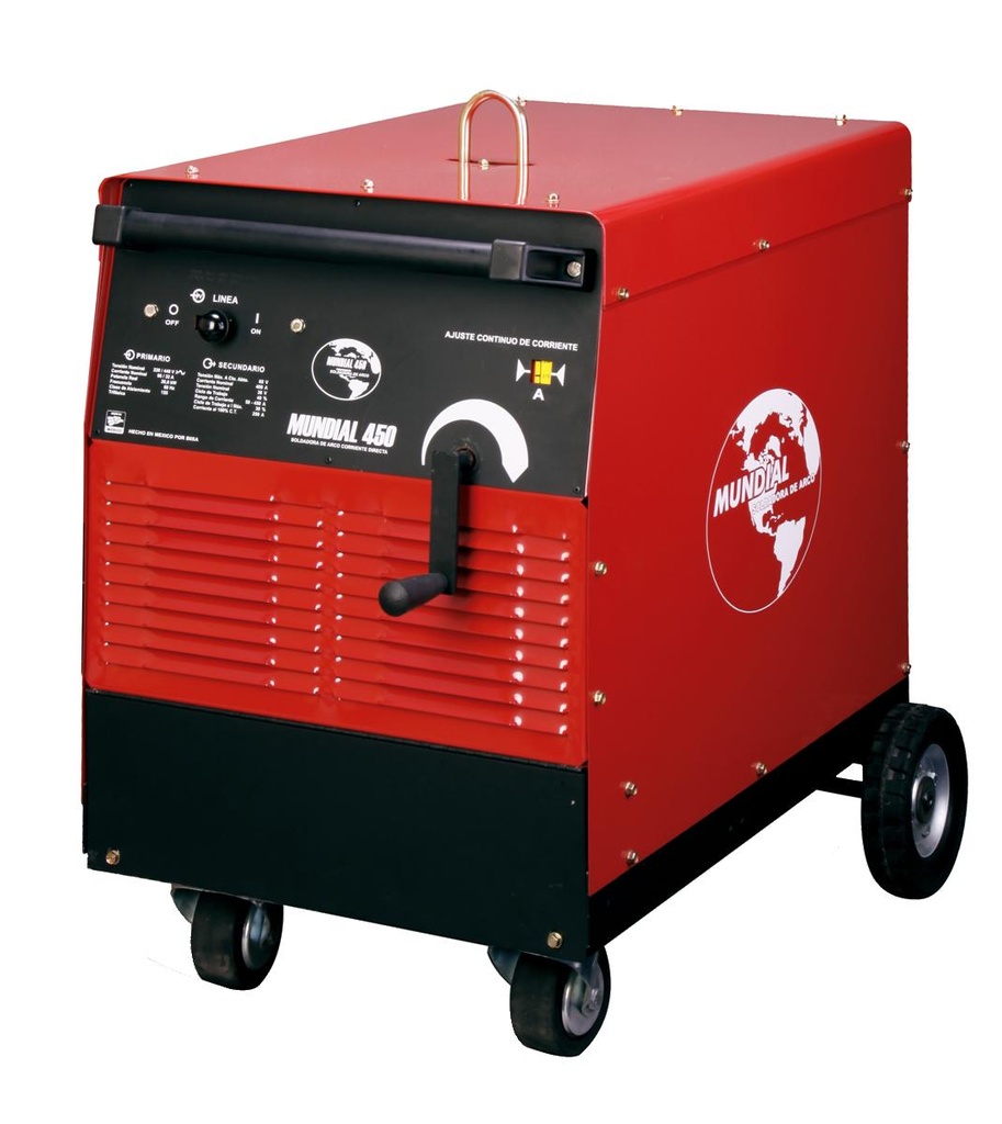 [MUN450] Soldadora De Electrodo 450 Amp 220-440 Volts Corriente Directa
