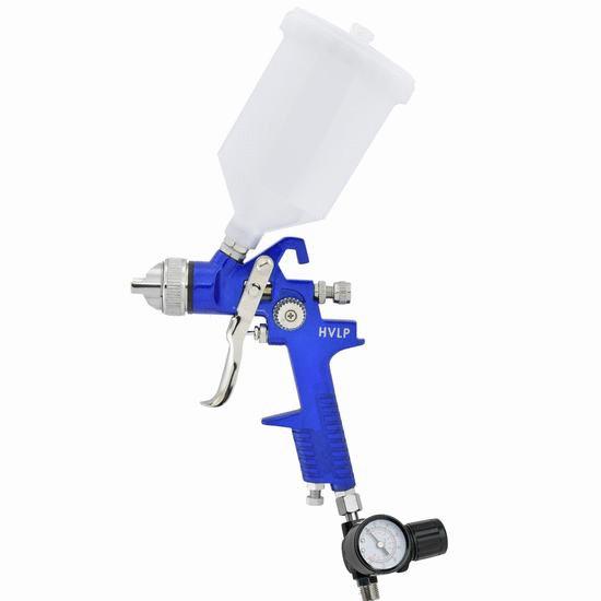 [RIG31224] Pistola Para Pintar 1/4" Npt 1.7 Mm Hvlp V/Plástico