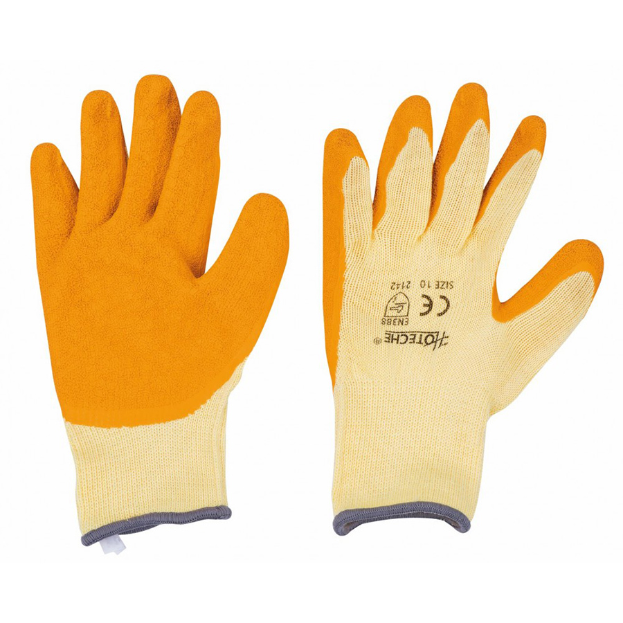 [HP430110] Guantes de Poliester Con Palma Impregnada de latex