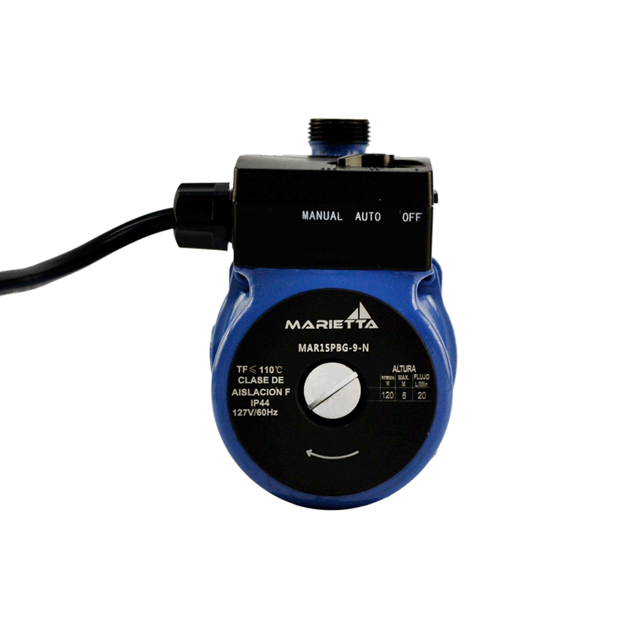 [CALQAMAR15PBG9N] Bomba Presurizadora 120 W 127 V 20 L/Min 6 Mts 60 Hz