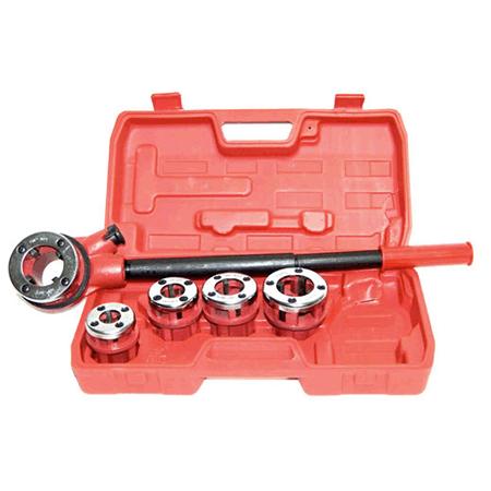 [HPMR608] Tarraja Para Tubo Manual Jgo. 5 Pzas. 1/2",3/4",1"1-1/4"