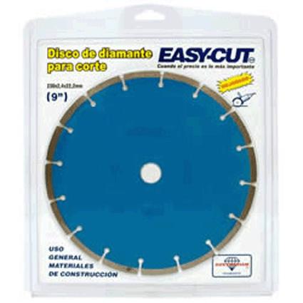 [AUS1509] Disco Diamante 9" X 0.080 X 7/8" Easy-Cut Económico Para Ug