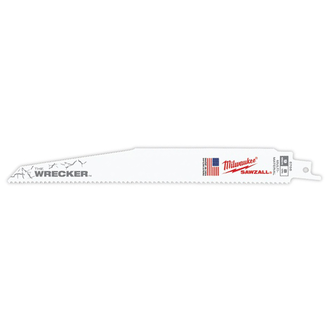[AMIL48005706] Segueta Super Sawzall 8 Dientes 9 Largo Wrecker Corte Madera