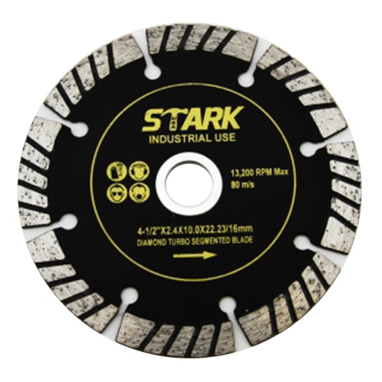 [STK06610] Disco Concreto 4 1/2" Guarnecido De Diamante