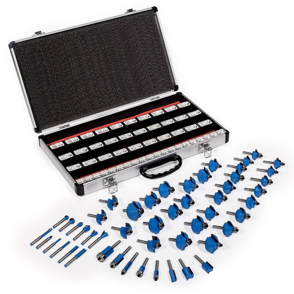 [STK32200] Brocas Para Router 50 Piezas 1/4" Stark Tools 32200