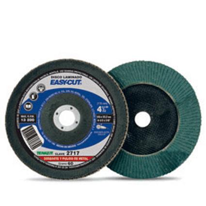 [AUS2717] Disco Laminado Para Lijar Fino 4-1/2" Grano 60 Easy Cut Azul