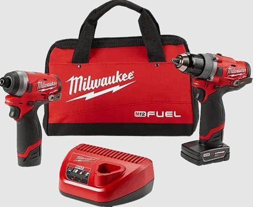 [MIL2596-2285] Taladro 1/2" Y Destornillador 1/4" M12 Fuel Milwaukee 2596-22 TEST