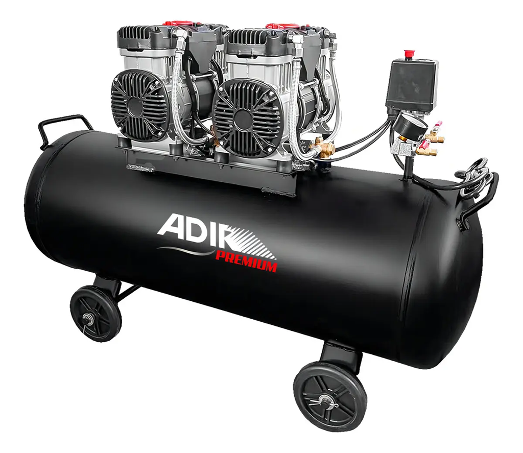 [ADIR12616] Compresor Libre de Aceite 100 L 4 Hp 110 V ADIR 12616