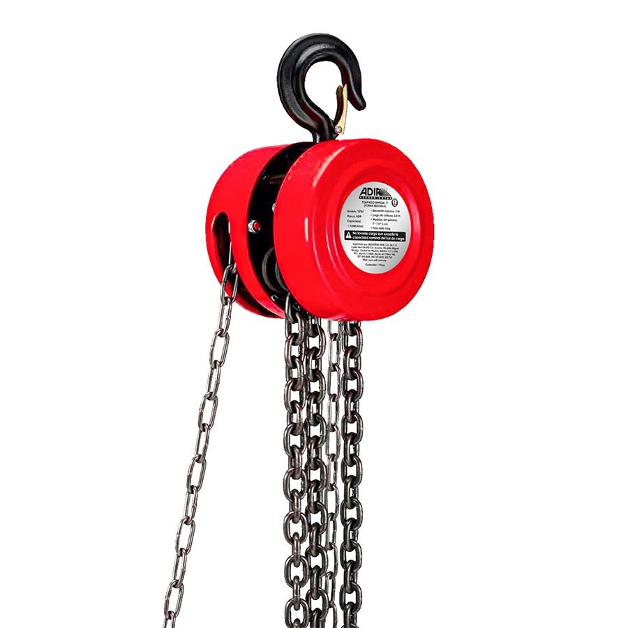 [ADIR15788] Polipasto Manual 2 Ton (Forma Redonda) Largo De Cadena 2.5M