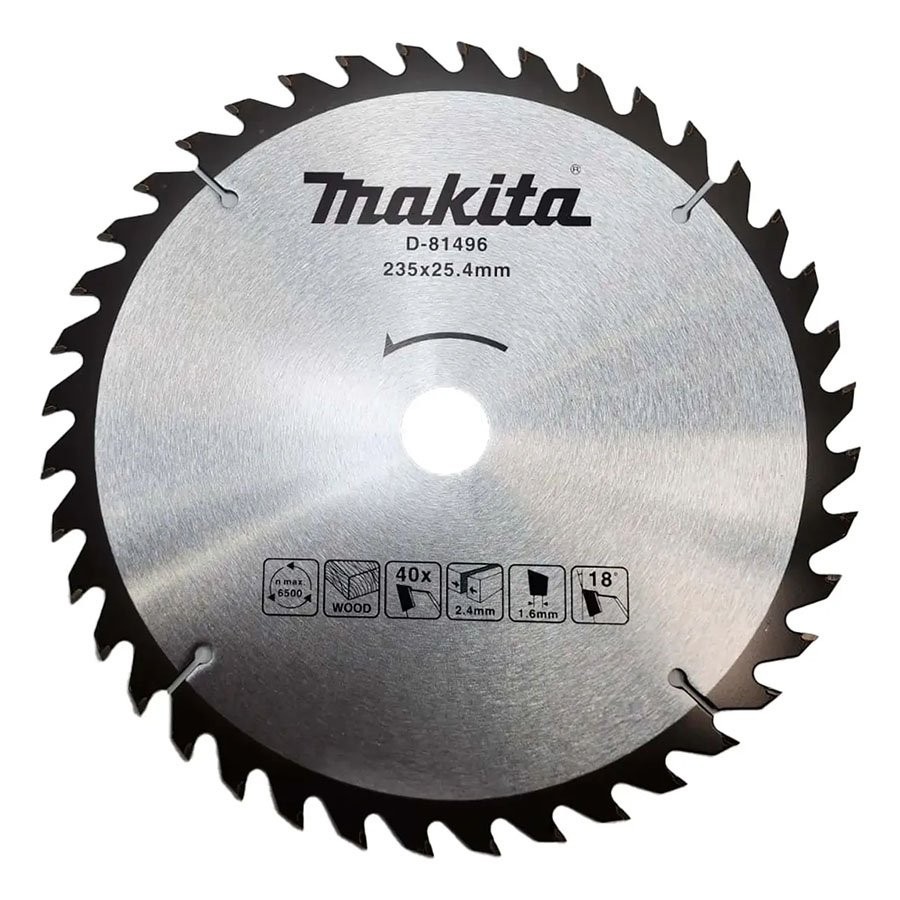 [D81496] Sierra Circular 9-1/4""X1""X40Th Atb Madera Con Reductor 5/8