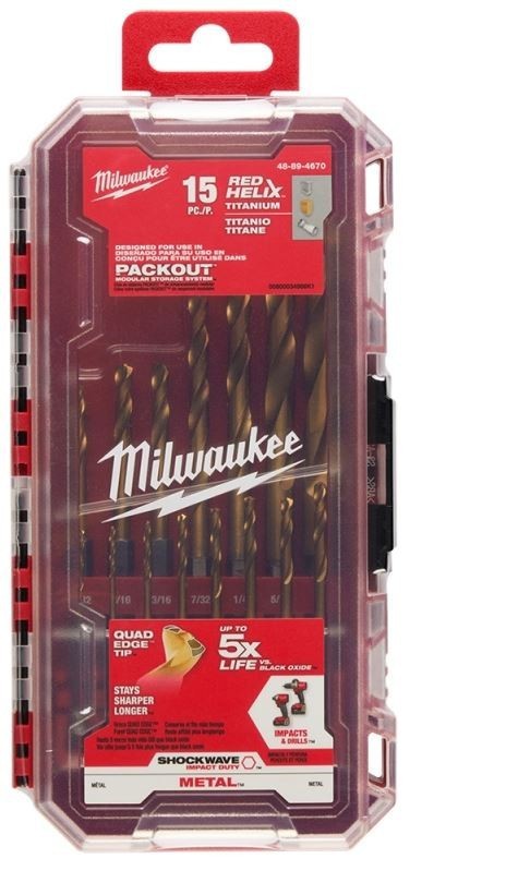 [AMIL48894670] Brocas de Titanio Shockwave Set 10 Piezas