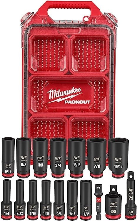 [AMIL49666800] Juego de dados de 3/8 17 pz