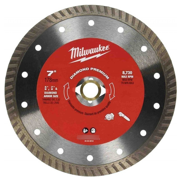 [AMIL49938018] Disco Diamantado Turbo Para Concreto De 7"