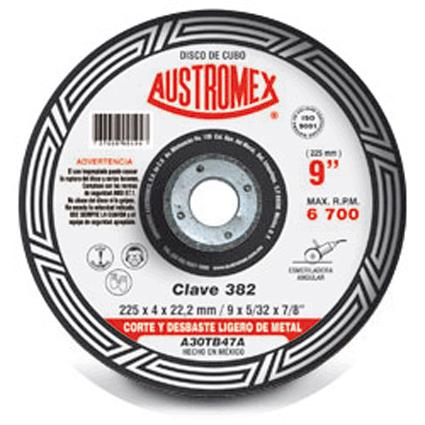 [AUS382] Disco P/Corte Metal 9" X 5/32" X 7/8" (Cubo) Nr