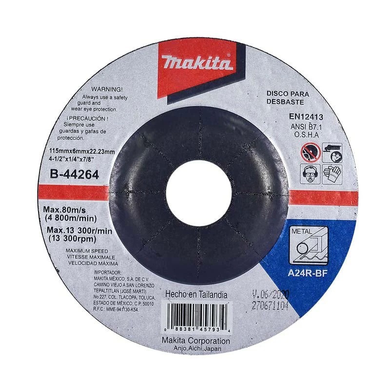 [B44264] Disco Abrasivo Desbaste 4 1/2"
