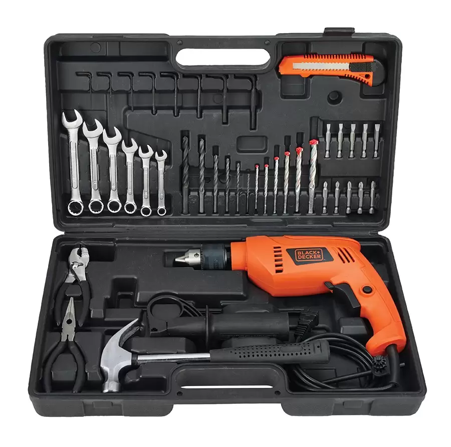 [BDHD565K-B3] Combo Rotomartillo 1/2" 550 W + 40 Herramientas + estuche BLACK & DECKER HD565K-B3