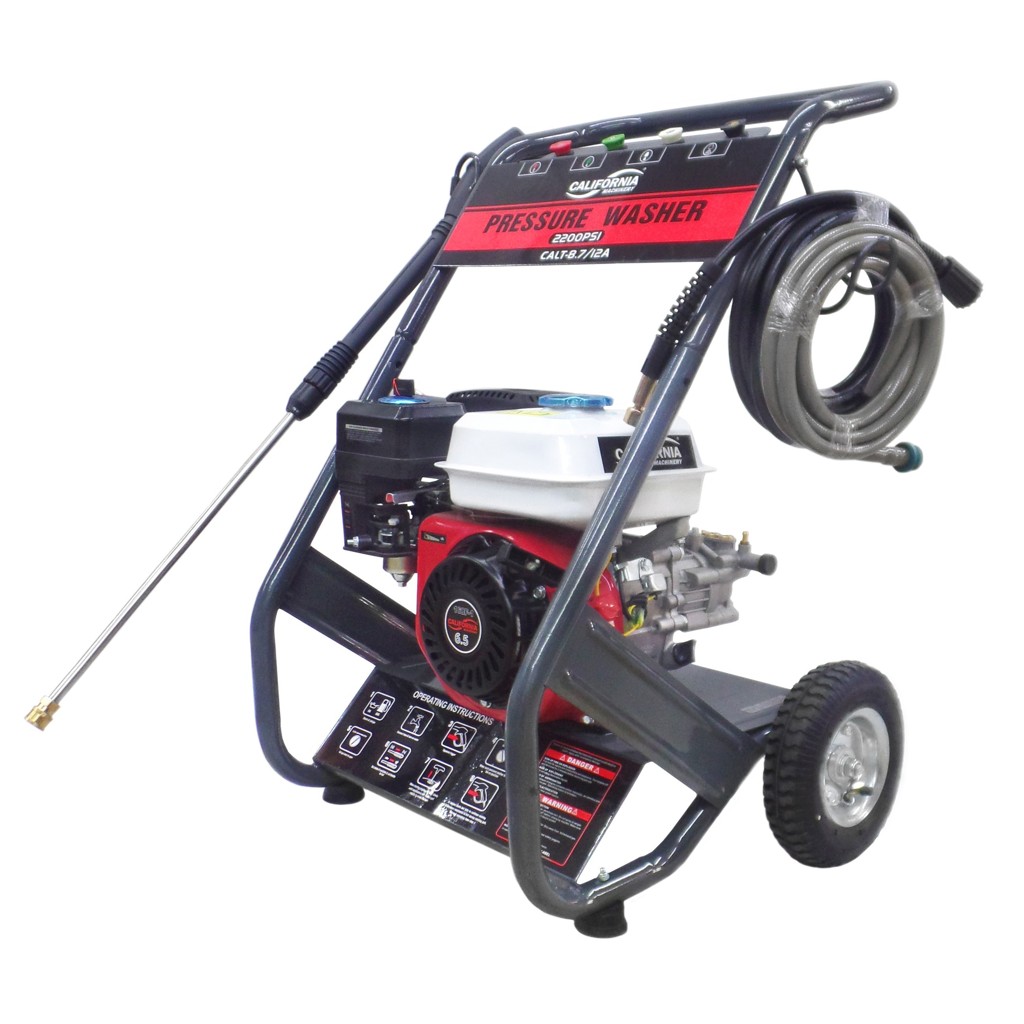 [CALT8.7/12A] Hidrolavadora 2,200 Psi 6.5 Hp Motor a Gasolina