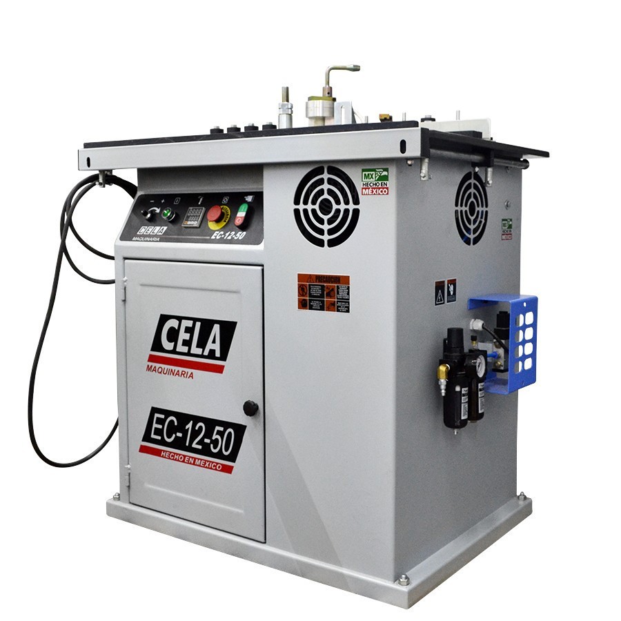 [CEL-EC1250] Enchapadora De Cantos 12 A 50 Mm Pegamento Caliente Bifasico