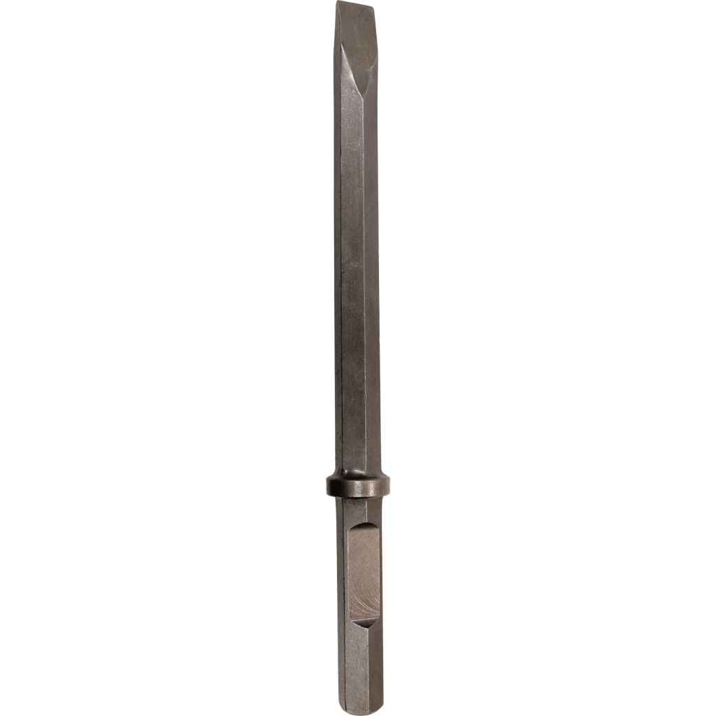 [D21369] Cincel Plano Zanco Hexagonal 1-1/8" longitud 20-1/2"