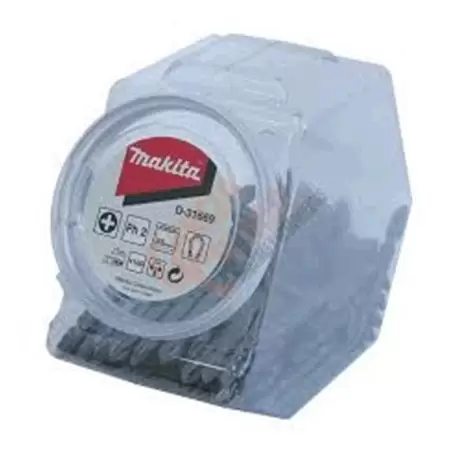 [D31669] Puntas dobles 1/4" #2 Phillips juego de 100 piezas