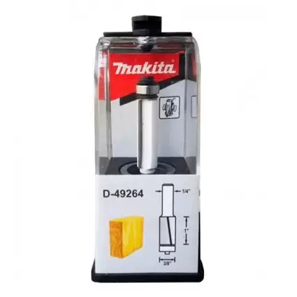 [D49286] Fresa Enrasadora 1/2"x1"x1/4" 2 filos Larga con balero