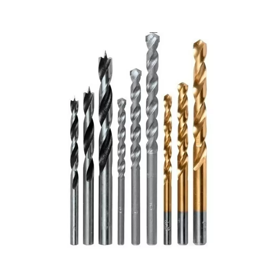 [D71984] Brocas para Madera, Metal, Concreto juego de 9 piezas