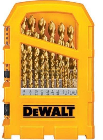 [DW1369] Brocas Titanium Nitride Coating PP Drill Bit Set (29 pc.)