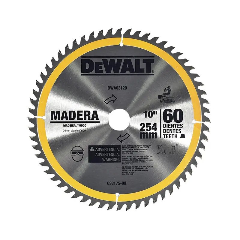 [DWA03120] DISCO SIERRA 10'' X 60T