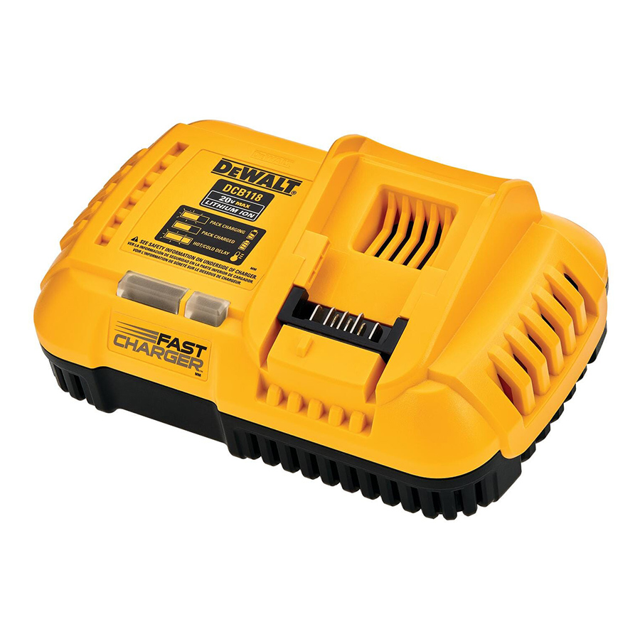 [DWDCB118] Cargador Rápido Para Baterías 20V / 60V Máx Dewalt DCB118